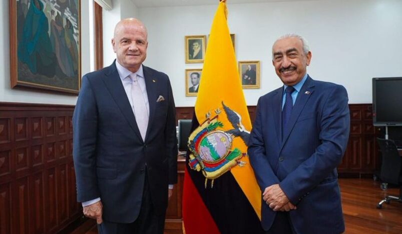 Ecuador's Vice President meets Qatar Envoy